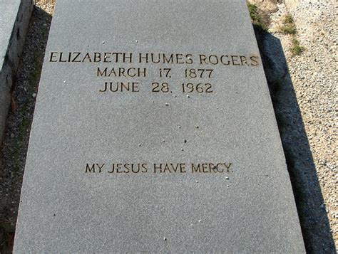 Elizabeth Humes Stinnett Rogers 1877 1962 Find A Grave Memorial