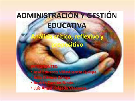 Ppt Administraci N Y Gesti N Educativa Powerpoint Presentation Free