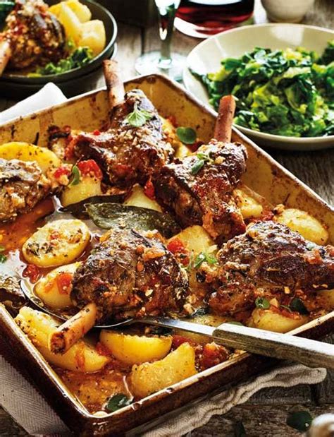 Greek Lamb Kleftiko With Potatoes Oregano And Lemon Recipe Sainsbury