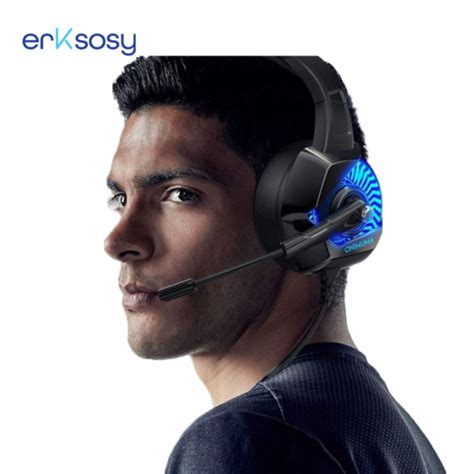 ONIKUMA K6 Stereo Gaming Headset Blue LED Light Erksosy