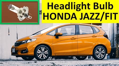 How To Replace A Headlight Bulb Honda Jazz Honda Jazz