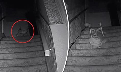 Black Monk Filmed Pushing Pushchair Down Stairs By Ghost Hunters