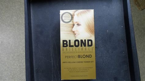 Blond Brilliance Perfect Blond Anti Yellow Creme Toner Kit Review