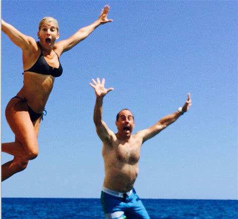 Jessica Seinfeld 42 Reveals Her Perfectly Toned Physique In A Black Bikini Daily Mail Online