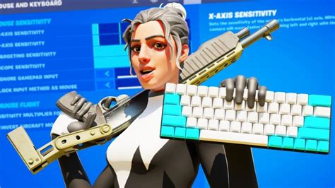 NEW BEST Keyboard Mouse Settings Sensitivity PC FORTNITE Chapter