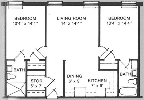 700 Sq Ft Apartment Floor Plan Floorplansclick