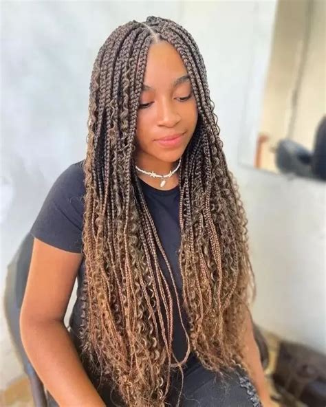 50+ Best Box Braids with Curls Hairstyles - Hairstyle Secrets