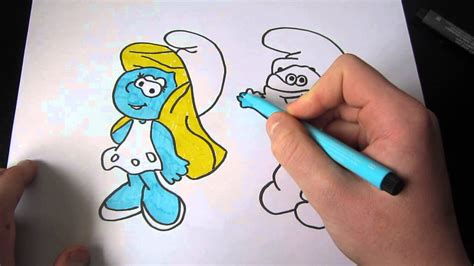 How To Draw The Smurfs Part 2 YouTube