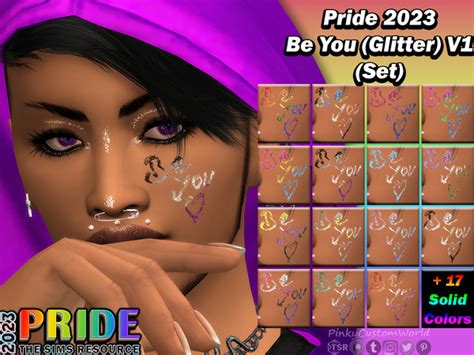 The Sims Resource Pride Be You Glitter V Set