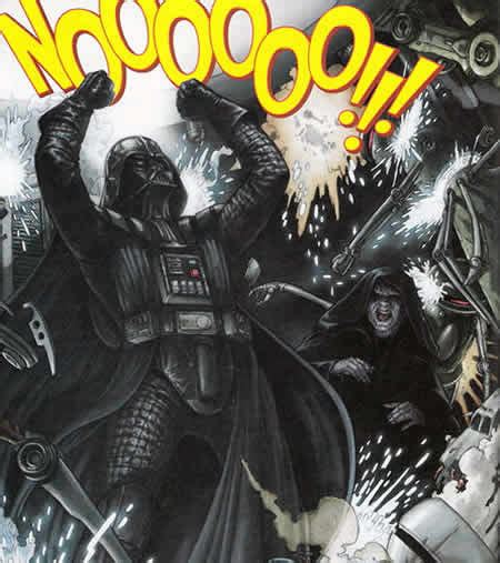 Iconic Comic Panels Darth Vaders NOOOOOOOOOO Nerds On Earth