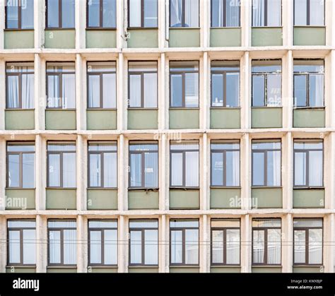 Hospital Building Covered With Windows Background Stock Photo Alamy