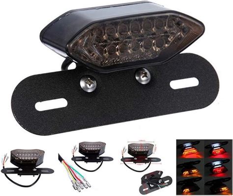 Éclairage de plaque minéralogique et clignotants LED pour quad ATV