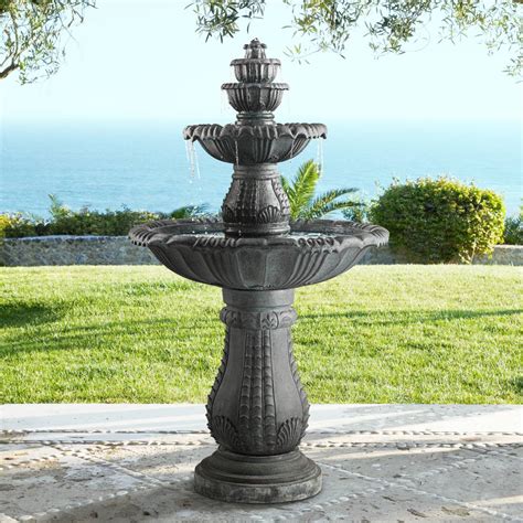 Outdoor Waterfall Fountains for Garden, Patio & More | Lamps Plus