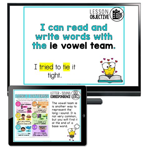 Lucky To Learn Phonics Vowel Teams Long I Teaching Slides Level 2 Lucky Little Learners