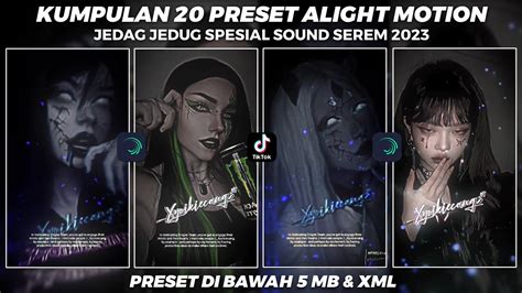 Kumpulan Preset Alight Motion Spesial Sound Kece Kane Terbaru