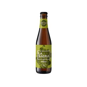 LA SAGRA INDIA Cerveza Artesana IPA India Pale Ale Botella 33 Cl