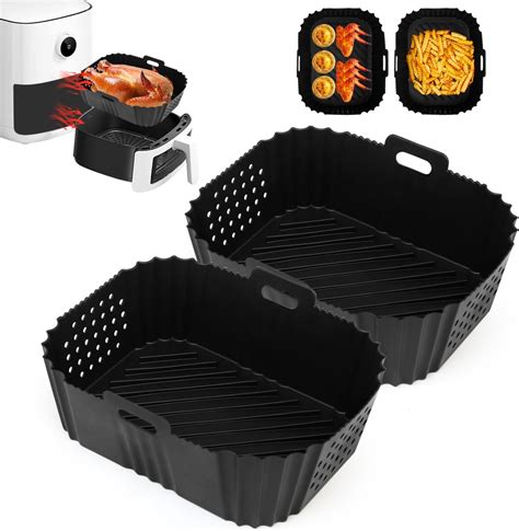 Paquet Moule Air Fryer Pour Ninja Double Stack Xl Friteuse Sans Huile