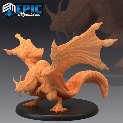 3d Printable Frog Dragon Marsh Drake Toad Hybrid Draconic Reptile