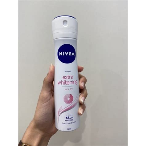 Jual Nivea Extra Whitening Spray 150ml Shopee Indonesia