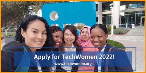 TechWomen Fall 2022 Emerging Leaders Program For Women In STEM To Study