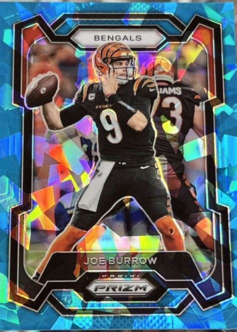 Joe Burrow 2023 Prizm 57 Blue Ice 99 Price Guide Sports Card Investor