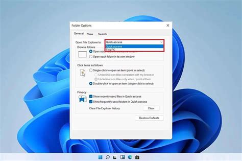 Windows 11 de Hızlı Erişim nasıl etkinleştirilir veya devre dışı