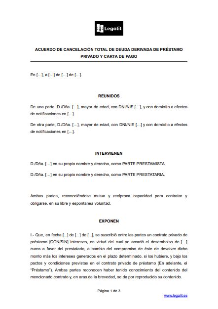 Introducir 75 Imagen Modelo De Acuerdo De Pago De Deuda Abzlocal Mx