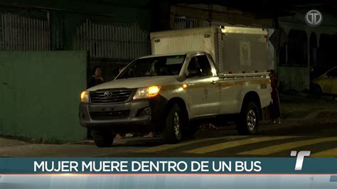 Telemetro Reporta On Twitter Mujer Muere En Un Bus De San Miguelito