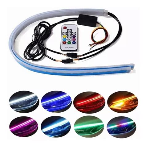 Tira Faro Led Rgb Con Control Secuencial Drl 60cm Exterior MercadoLibre