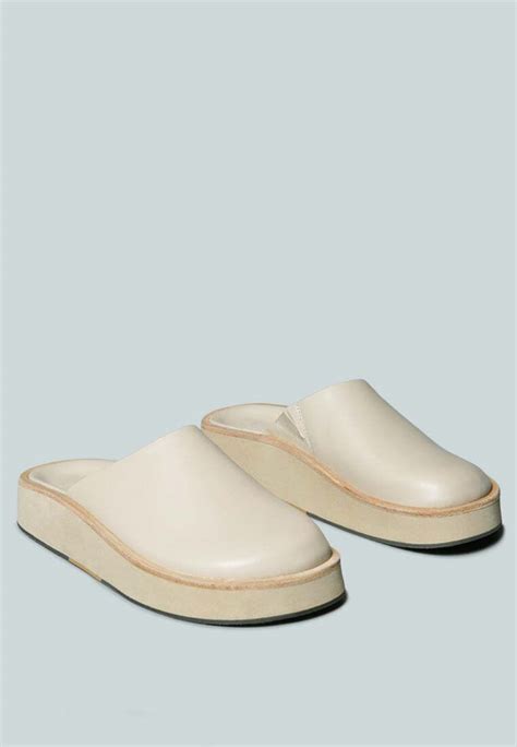 Buy Rag Co X Givens Flatform Nude Slipon Mules Brown At Off Editorialist