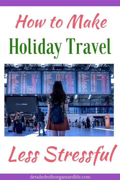 How To Make Holiday Travel Less Stressful