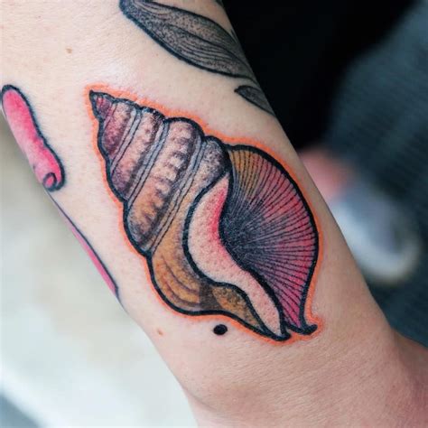 Seashell Tattoo By Lucreziau Trendy Tattoos Seashell Tattoos Tattoos