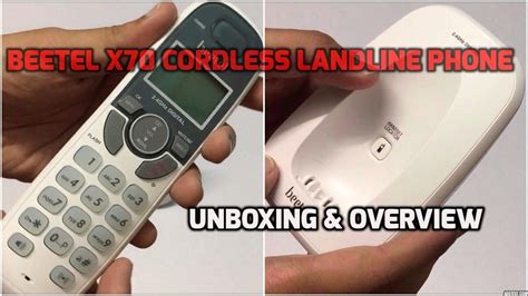 Beetel X70 Cordless Landline Phone Unboxing And Overview India Youtube