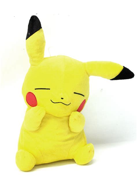 Pokemon Closed Eyes Pikachu Plush 12 Inch