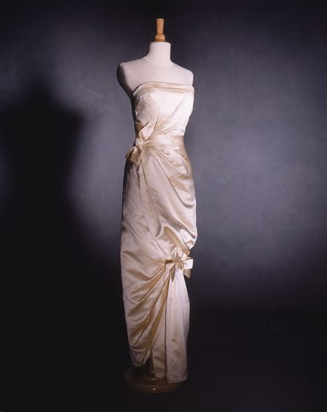 France Silk Satin Evening Dress By Christian Dior Gowns Of