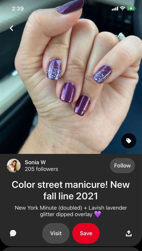 Glitter Dipped Color Street Nails Nail Ideas Combo Manicure Nail