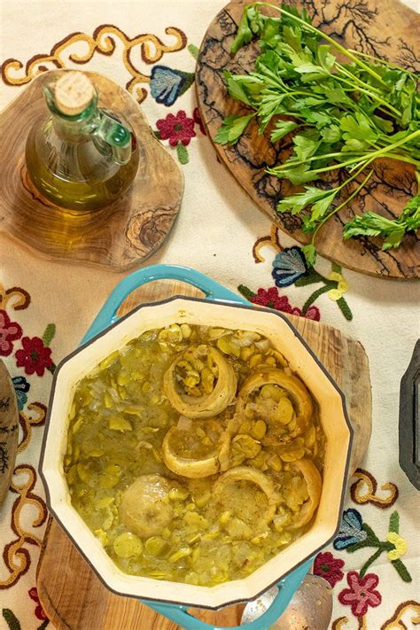 Greek Artichoke And Fava Bean Stew Ready In 30 Mins Dimitras Dishes