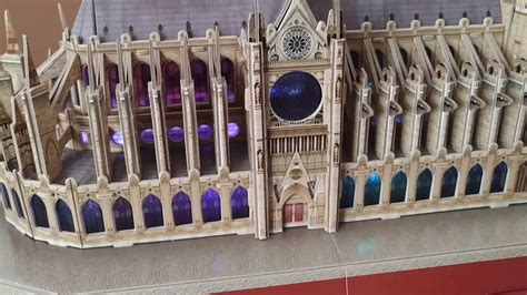 Cubicfun 3D Notre Dame De Paris 149p LED YouTube