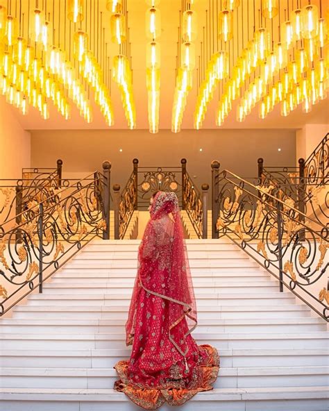 Pink Pakistani Designer Long Trail Split Anarkali With Orange Lehenga