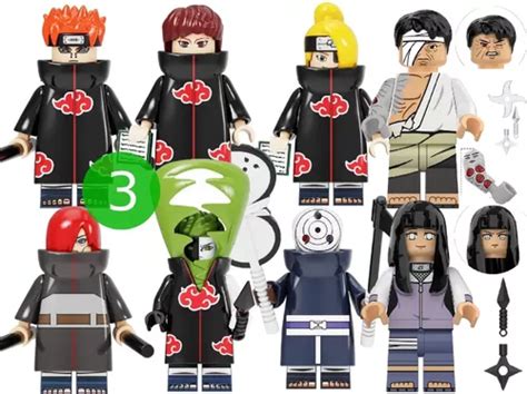 Set Figuras Naruto Anime Bloques Armable Shippuden Uzumaki Cuotas