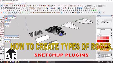 How To Create Roofs In Sketchup Plugins YouTube