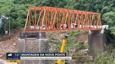 Bom Dia Rio Grande Nova ponte começa a ganhar forma entre Nova Roma