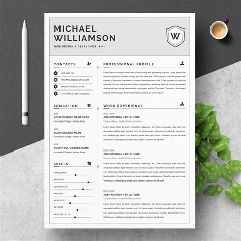 Junior Graphic Designer Resume Template - ResumeInventor