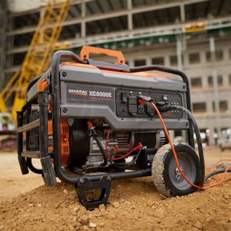 Generac 6827 0 Xc8000e 8000 Watt Electric Start Professional Portable Generator Carb