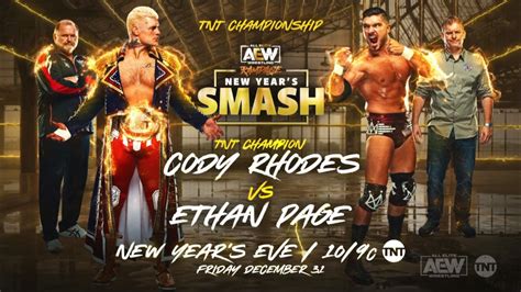 Cody Rhodes Retains The TNT Championship On Tonight's AEW New Year's Smash