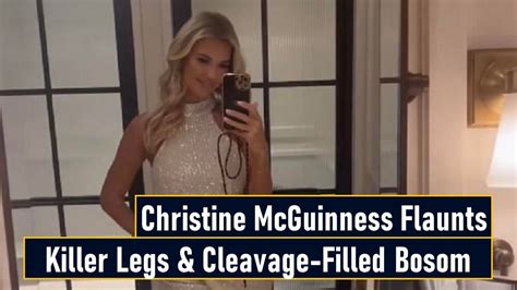 Christine McGuinness Flaunts Killer Legs Cleavage Filled Bosom YouTube