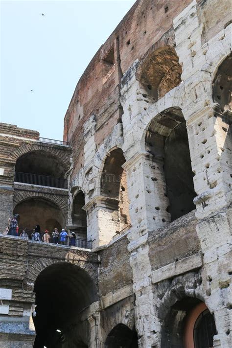 Ancient Colosseum In Rome Italy Editorial Photo Image Of Clouds