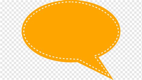 Speech Balloon Speech Bubble Text Orange Speech Png Pngwing