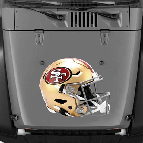 49ers Football Helmet Decal