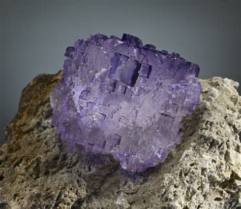 Well Arranged Molecules Mineral Specimen Fluorite Geometricly